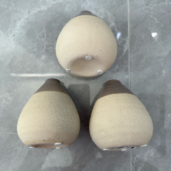 At Home Small Decorative Ceramic Painted Set Of Pots - Picture 4 of 11